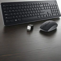 DELL Dell KM3322W Wireless Keyboard and Mouse Combo – Stylish, Long-Range, Reliable for PC & Laptop