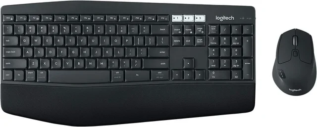 Logitech MK850 Performance Wireless Keyboard & Mouse Combo – Ergonomic, Multi-Device, Long Battery Life