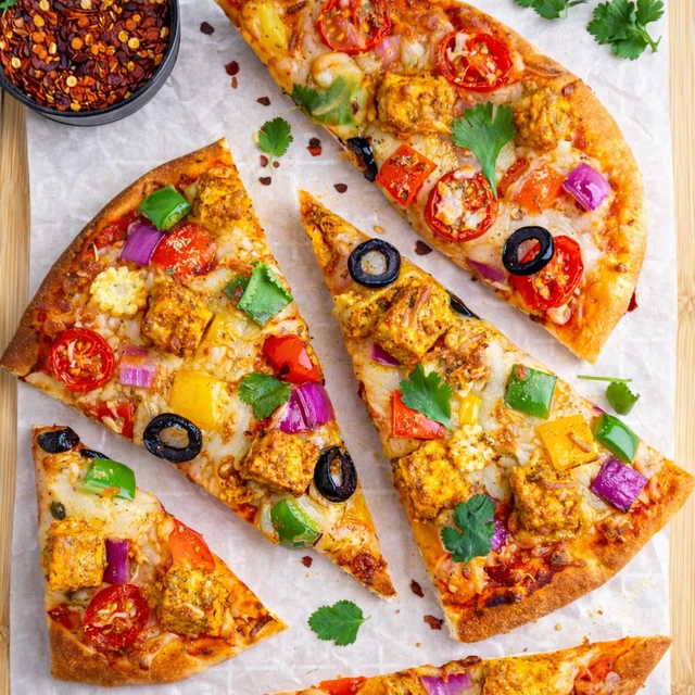 Ram Corner Tandoori Paneer Tikka Pizza