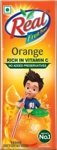 Ram Corner Real Orange Juice - 180 ml