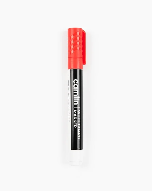 camlin white board marker with extra replacement tip free pack of 10 -red | Royal Stationers Best Quality Guarantee