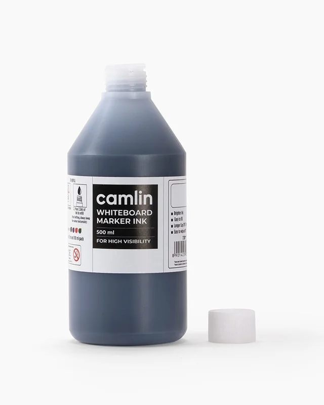 Camlin White board Marker Ink 500 Ml-Blue | Royal Stationers Best Quality Guarantee