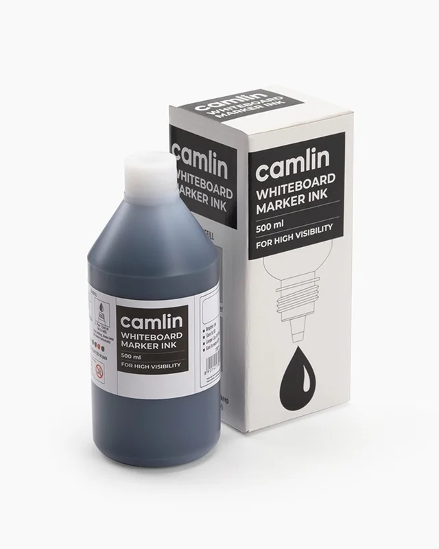 Camlin White board Marker Ink 500 Ml-Blue | Royal Stationers Best Quality Guarantee
