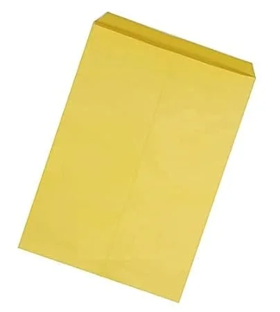A3 Yellow Laminated Envelopes (12x16 Inch) Size 120 GSM pak of 25 | Royal Stationers Best Quality Guarantee