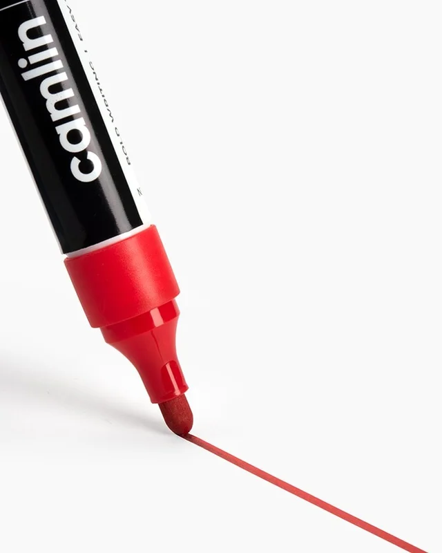 camlin white board marker with extra replacement tip free pack of 10 -red | Royal Stationers Best Quality Guarantee