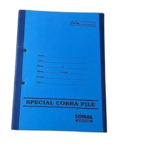 special cobra file Heavy Spring Clip Inside for Home, School and Office Use | Royal Stationers Best Quality Guarantee
