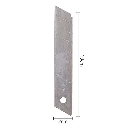 Paper Cutter Blades 18 mm - Pack of 10 | Royal Stationers Best Quality Guarantee