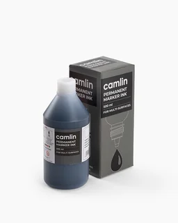 Camlin Permanent Marker Ink 500ml-black | Royal Stationers Best Quality Guarantee