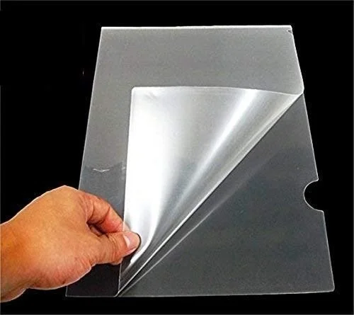 L-Type Plastic Folder Safe Project Document Folder A4 Plastic Paper Jacket Sleeves Project Folders | Royal Stationers Best Quality Guarantee