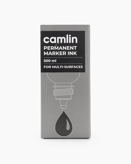 Camlin Permanent Marker Ink 500ml-black | Royal Stationers Best Quality Guarantee