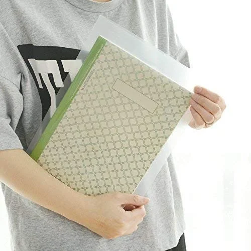 L-Type Plastic Folder Safe Project Document Folder A4 Plastic Paper Jacket Sleeves Project Folders | Royal Stationers Best Quality Guarantee