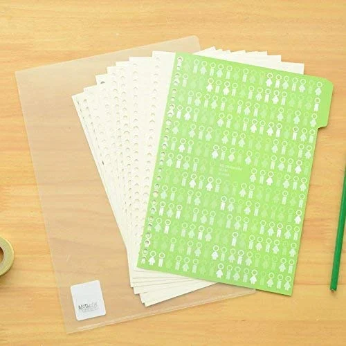 L-Type Plastic Folder Safe Project Document Folder A4 Plastic Paper Jacket Sleeves Project Folders | Royal Stationers Best Quality Guarantee