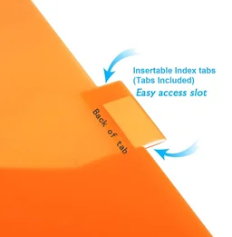 plastic Separators A4 Binder Index Divider (10 Insertable tab Sheets) | Royal Stationers Best Quality Guarantee