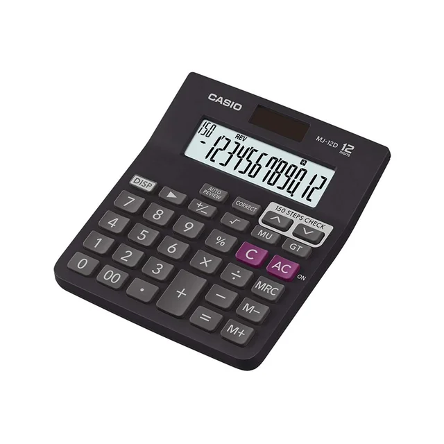 Casio MJ-12D 150 Steps Check and Correct Desktop Calculator | Royal Stationers Best Quality Guarantee