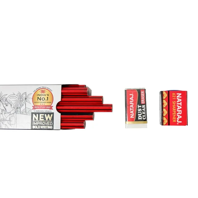 Natraj 621 Pencils-Pack Of 10 | Royal Stationers Best Quality Guarantee