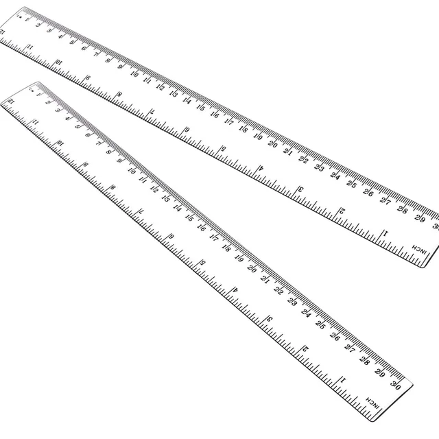 Plastic 12 Inch Architect Scale Ruler Straight Ruler for Kids Plastic Inches Metric Ruler Measuring Tool for Student School Office Drawing Supplies... | Royal Stationers Best Quality Guarantee