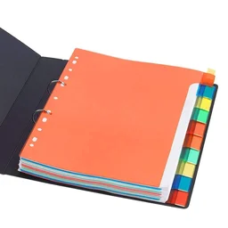 plastic Separators A4 Binder Index Divider (10 Insertable tab Sheets) | Royal Stationers Best Quality Guarantee