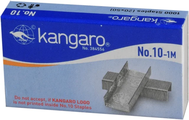 Kangaro No.10 1-M Staple Pin 20 Box | Royal Stationers Best Quality Guarantee