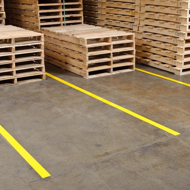 Floor Marking Tape Yellow 3 Inch/72 Mmx 20Metres - 10 Colours Available - (Pack Of 1) | Royal Stationers Best Quality Guarantee