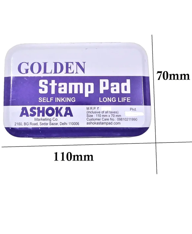 stamp pad small ashoka | Royal Stationers Best Quality Guarantee