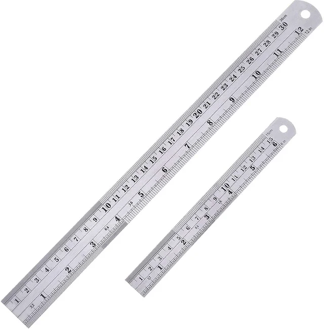 Stainless Steel scale 12 Inch | Royal Stationers Best Quality Guarantee