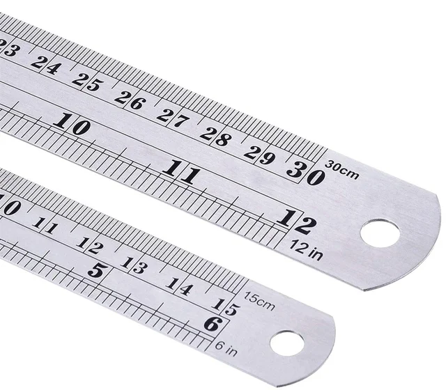 Stainless Steel scale 12 Inch | Royal Stationers Best Quality Guarantee