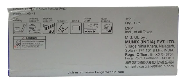 stapler HD 45 kangroo | Royal Stationers Best Quality Guarantee