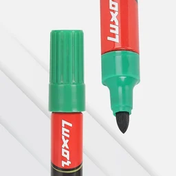 permanent Marker- Green - Box Of 10 with extra tip free | Royal Stationers Best Quality Guarantee
