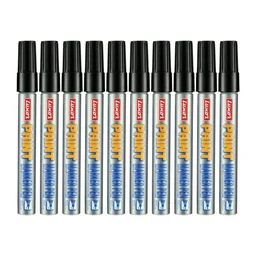 Luxor black Paint Marker With Extra Tip Free Pak Of-10 | Royal Stationers Best Quality Guarantee