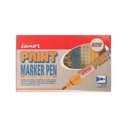 Luxor red Paint Marker With Extra Tip Free Pak Of-10 | Royal Stationers Best Quality Guarantee