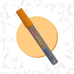 Luxor yellow paint marker with extra tip free pak of-10 | Royal Stationers Best Quality Guarantee