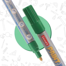 Luxor green Paint Marker With Extra Tip Free Pak Of-10 | Royal Stationers Best Quality Guarantee