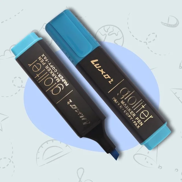 Luxor Highlighter- set of 5 | Royal Stationers Best Quality Guarantee