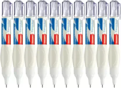 LUXOR Correction Pen (Set of 10, White) | Royal Stationers Best Quality Guarantee