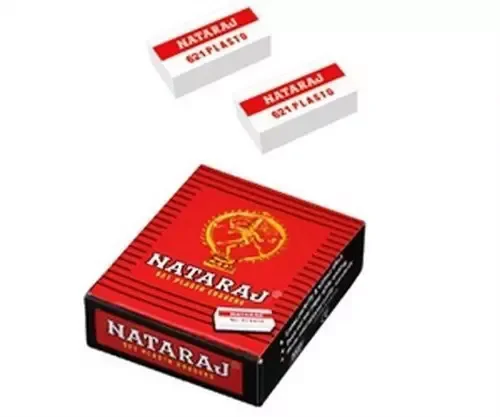 natraj Rubber Eraser for Pencil (pack of 20 | Royal Stationers Best Quality Guarantee