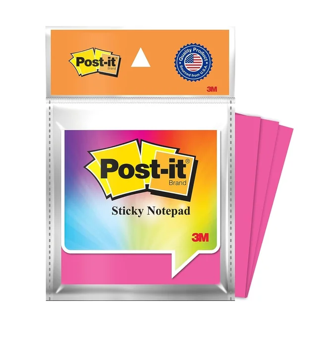 Post-it Sticky Notes Pad 3x3' | Royal Stationers Best Quality Guarantee - Blue