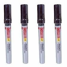 camlin paint marker with extra tip free pack of 10- black | Royal Stationers Best Quality Guarantee