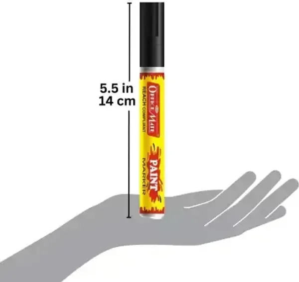 Officemate Paint Marker red Pack Of 10 Pcs | Royal Stationers Best Quality Guarantee