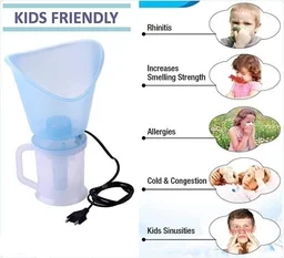 3 In 1 Steam Vaporizer, Nose Steamer, Cough Steamer, Nozzle Inhaler & Nose vaporizer machine for cold and cough (Color May Vary) set of 1
