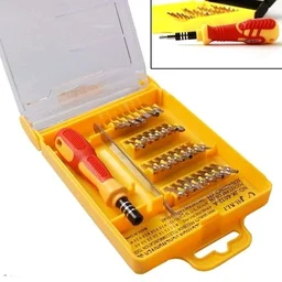 33 in 1 Multi-functional Magnetic Pocket Screwdriver Set Suitable for Mobile phones, Computers, PDA housings, PSPs, NDS, MP3 players, etc. Compact storage design.