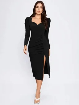 Stylish Fancy Designer Polyester Dresses For Women - XL