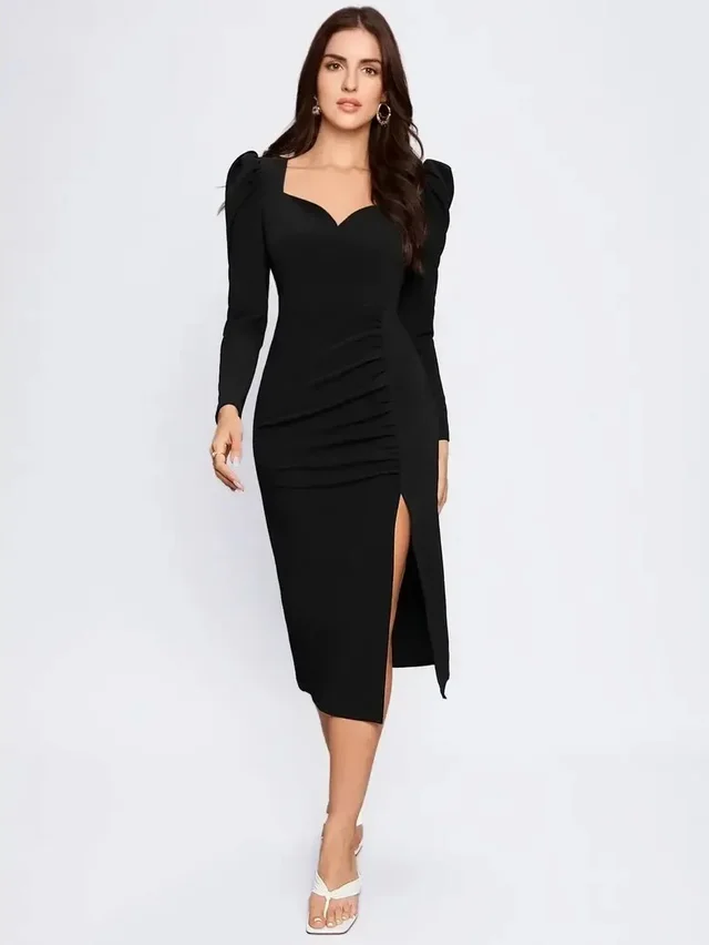 Stylish Fancy Designer Polyester Dresses For Women - XL