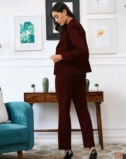 Women Latest 3 Piece Suit Lycra Trending - S