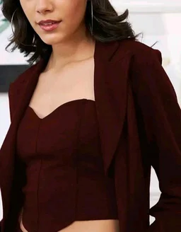 Women Latest 3 Piece Suit Lycra Trending - S