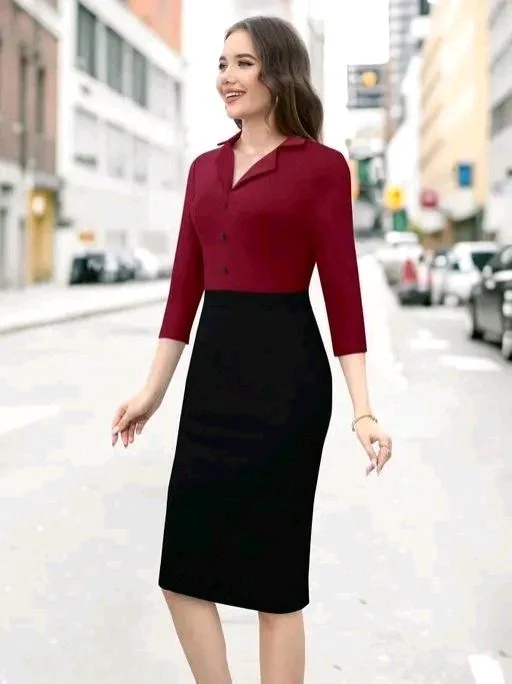 New Fancy Bodycon Dress - M