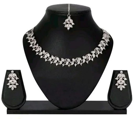 New Latest Diamond Jewellery Set