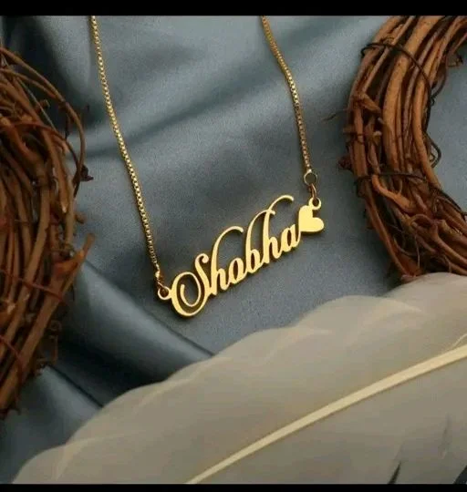 Customized / Personalized Your Name Necklace Gold Plated Premium Quality