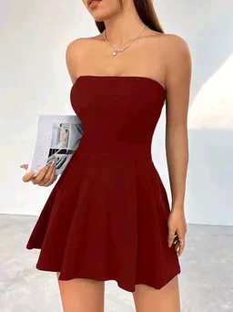 New TUBE FIT Mini Dress For Women - M