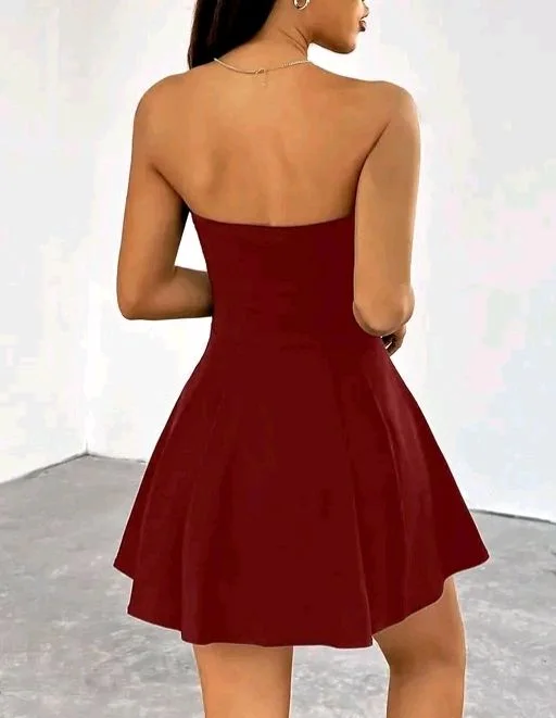 New TUBE FIT Mini Dress For Women - M