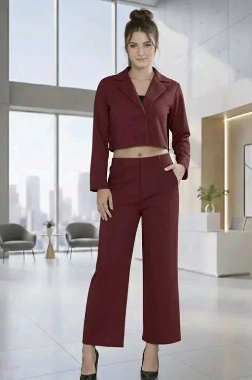 Blazer Set For Women| Co-ord Set | Casual Wear| Latest NEW - S